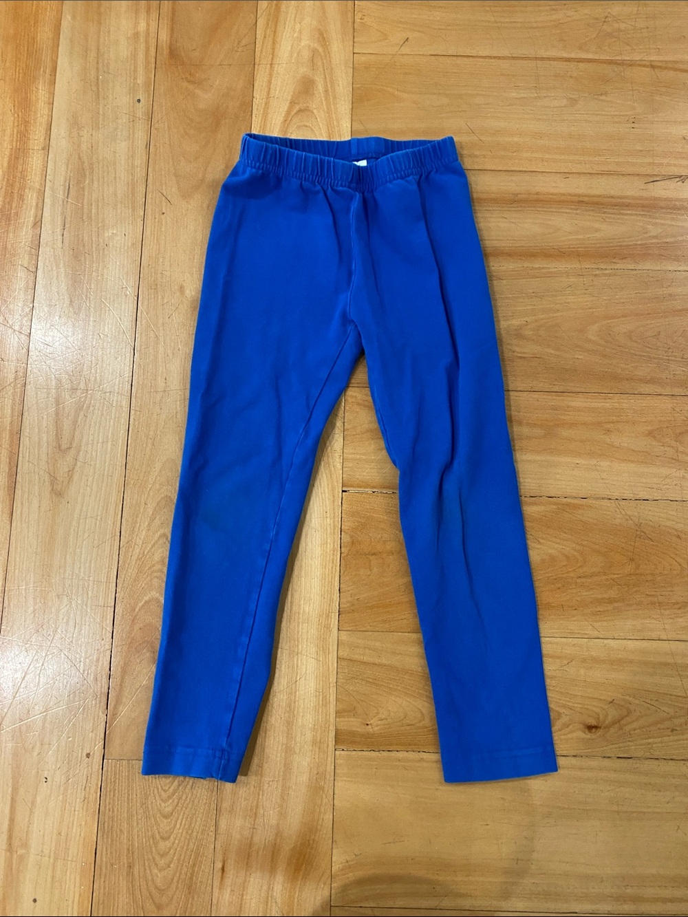 Hanna Andersson Girls' Two-Pack Lot of Leggings in Navy and Bright Blue - Picture 6 of 9